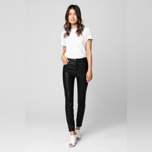 Blank NYC The Great Jones Vegan Black Leather Daddy Soda Pant Womens Size 28